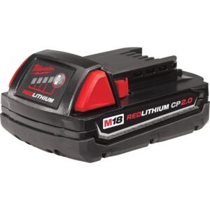 Milwaukee Tool 18V M18 Lithium-Ion Compact (CP) 2.0 Ah REDLITHIUM Battery