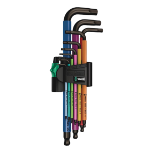 Wera Tools 05073593001 950 SPKL/9 SM N SB Long ARM HEX Key Set, One Size, Multi